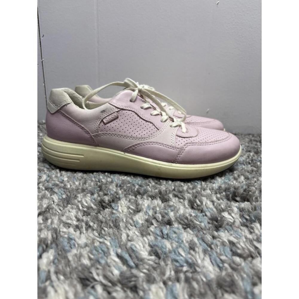 Ecco Shoes Womens 6 Blossom Rose Light Pink Soft 7 Runner Leather Comfort